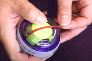 Instruction on how to start the NSD Spinner with a startingcord